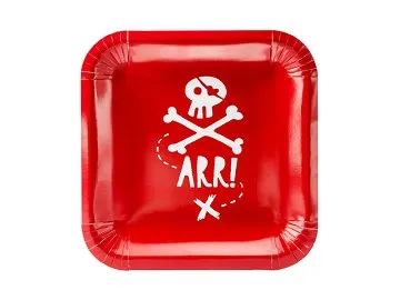 PIATTO PIRATA QUADRATO