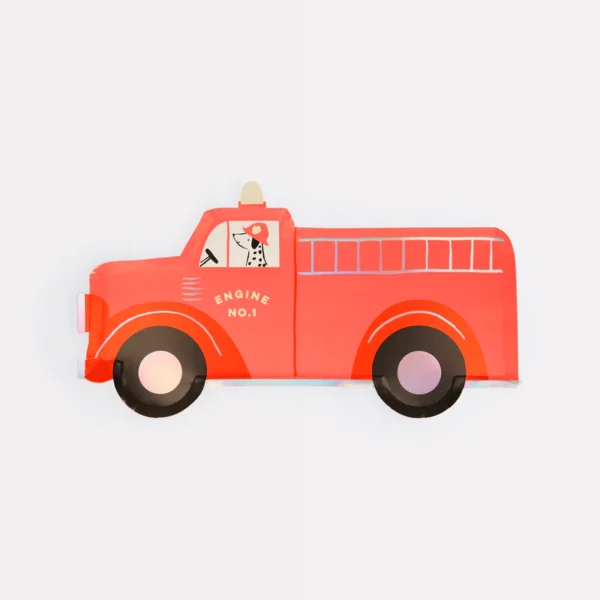 SET PIATTI FIRETRUCK