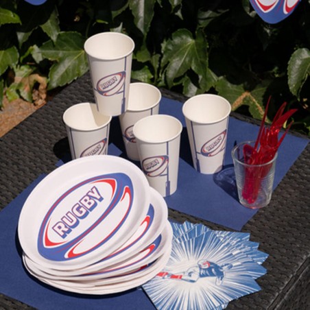 SET BICCHIERI RUGBY