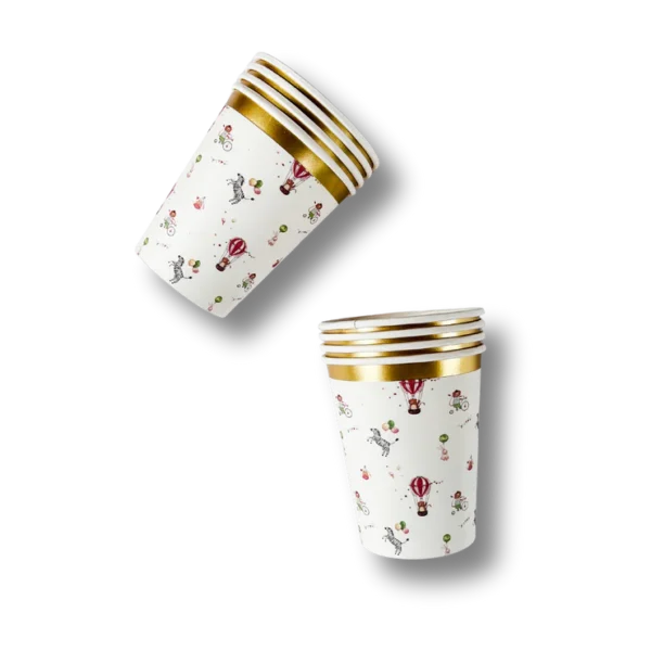 SET BICCHIERI RIGA ROSSA